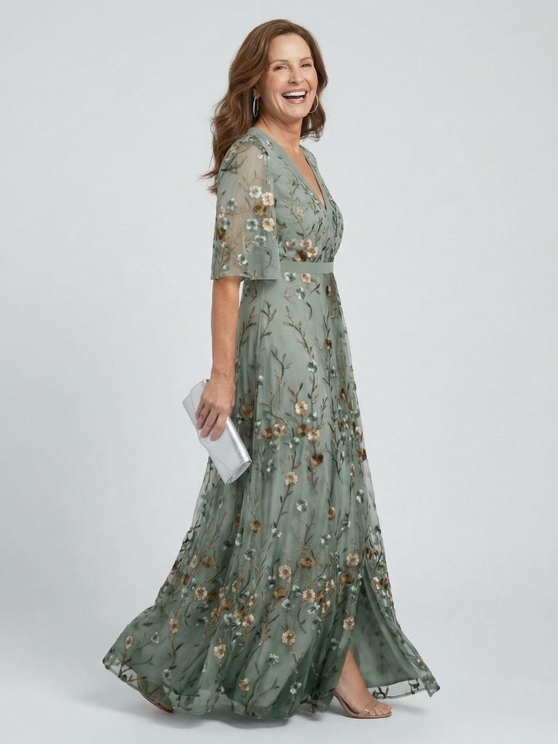 Stella | Halter Bloom Flow Maxi Dress