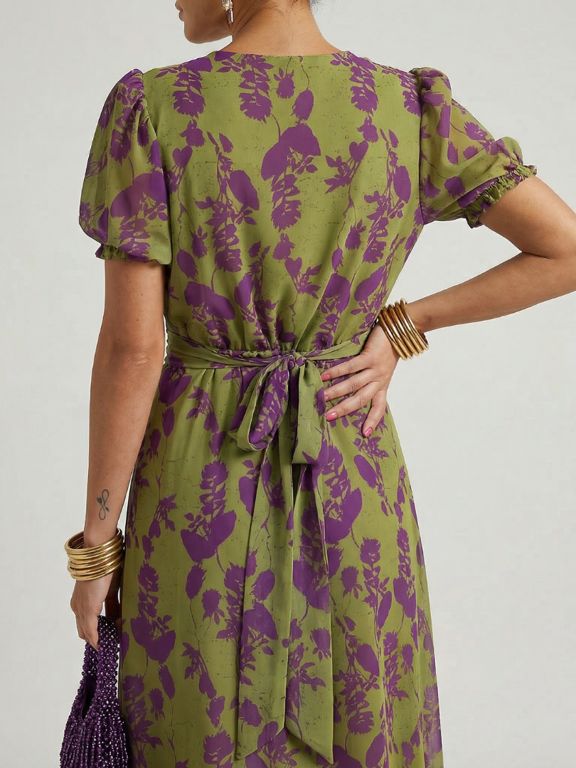 Talia | Relaxed Floral Midi Dress