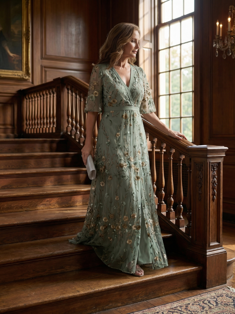 Stella | Halter Bloom Flow Maxi Dress