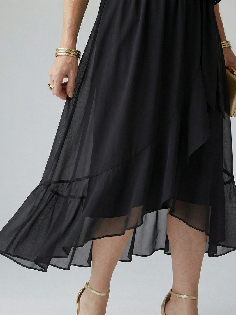 Erica | Light Drape Midi Dress