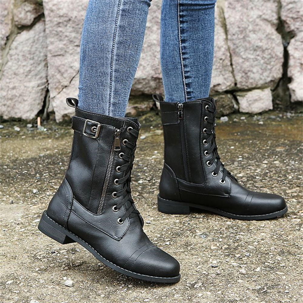 Dana | Toe Side Zipper Orthopedic Boots