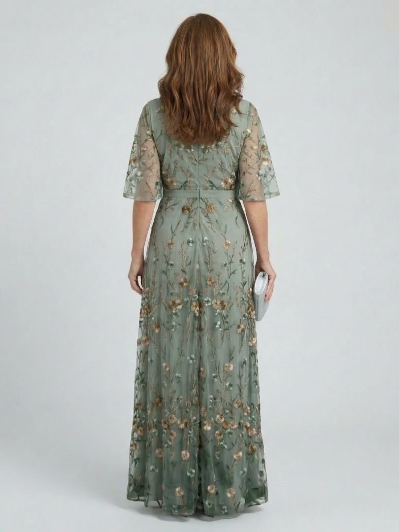 Stella | Halter Bloom Flow Maxi Dress