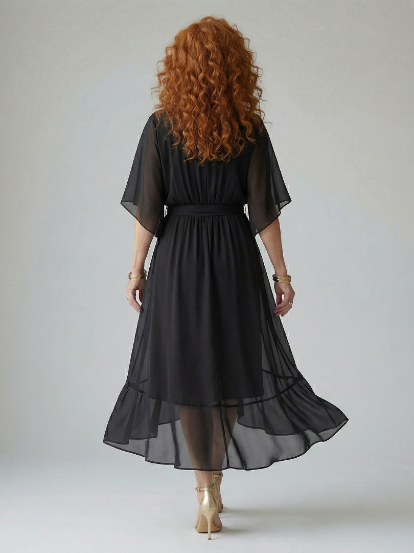 Erica | Light Drape Midi Dress