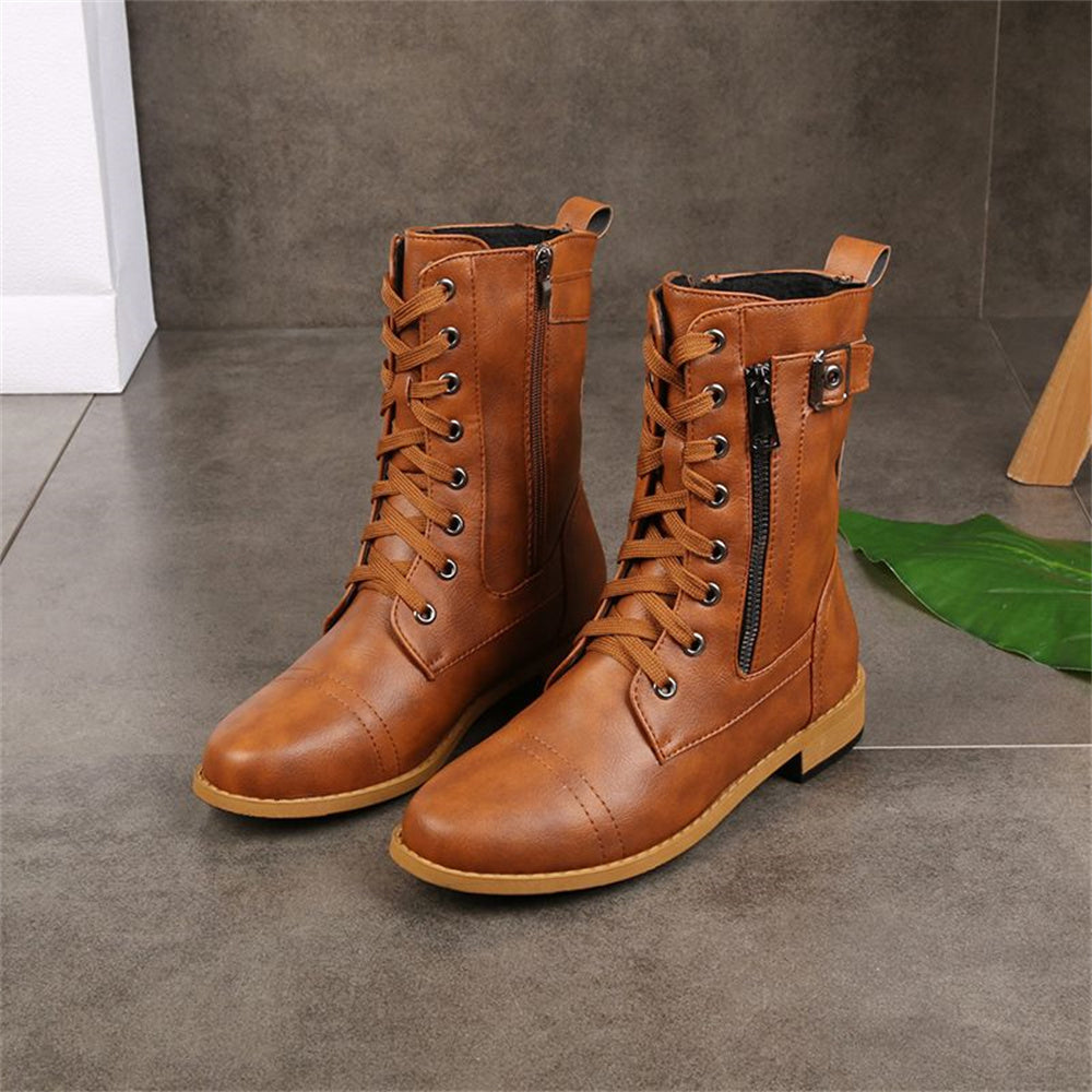 Dana | Toe Side Zipper Orthopedic Boots