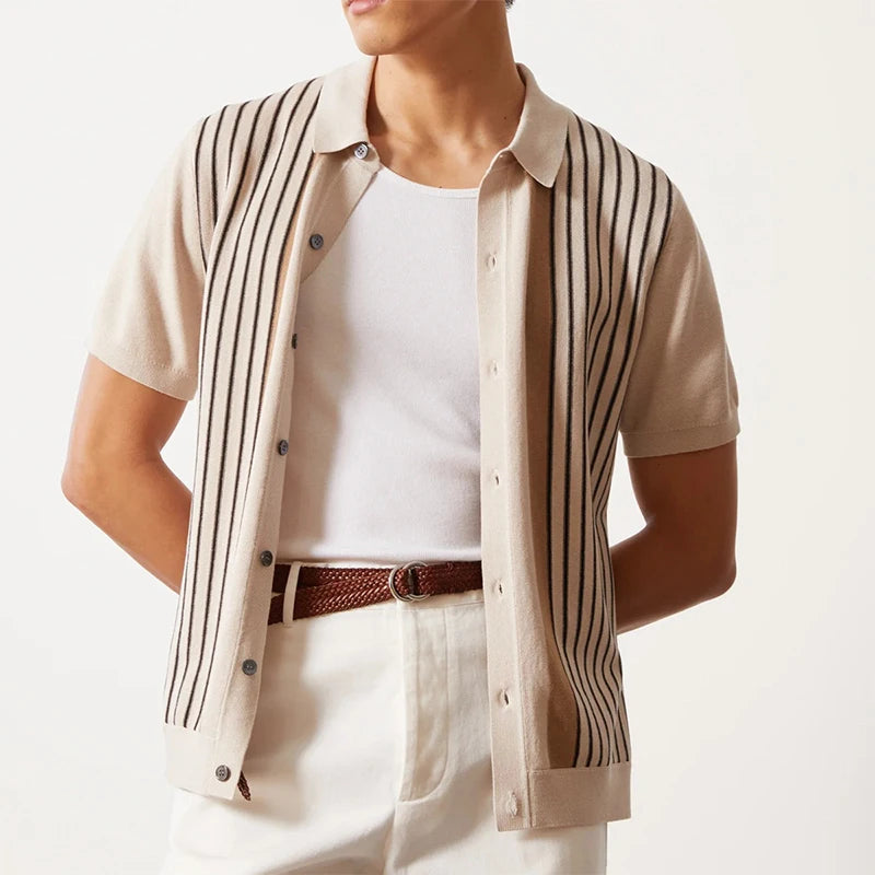 Aaron | Button-Up Polo