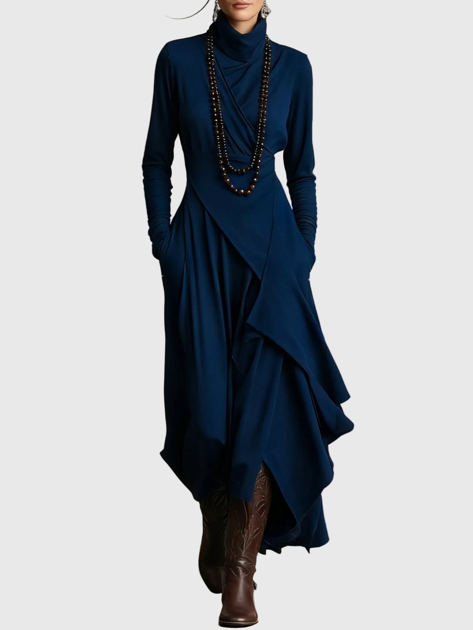 Violet | Maxi Pleated Dress